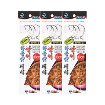 백경 원터치 광어다운샷 채비 3개세트 30cm