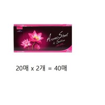 [엘지생활건강] 샤프란 스타일러 의류관리기 시트 핑크로터스 20매 x 2개, 1개, 40매
