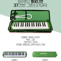 브라흐너 멜로디언 32 36 37건반(블루 민트 그린 오렌지), 37건반-그린