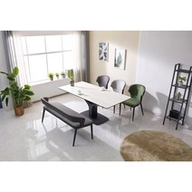 스페인 세라믹 발렌시아 6인 식탁(화이트)