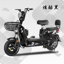 같은 단락 Wule 전기 자전거 장거리 달리기 왕 남녀 성인 스쿠터와 함께 새로운 국가 표준 Emma 새 Yadi 새로운 날, 48v, 12아, 특수 블랙 골드 14a 배터리 수명 65km -