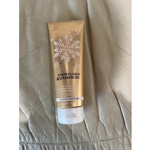 배스앤바디웍스 로션 새 제품 BATH AND BODY WORKS 울트라 쉬어 바디 크림 8온스, 눈송이 및 캐시미어