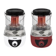 시나브로129 후지카 휴대용 부탄가스 히터 가스난로 낚시 야외 캠핑용, FU-118 (화이트)