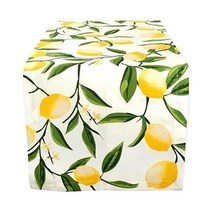 DII 레몬 블리스 테이블탑 컬렉션 테이블 러너 14x108, Table Runner/ 14x108