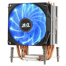 서버 쿨링 팬 Cpu 쿨러 led 90mm 6 히트 파이프 HiQ 좁은 ILM 9455CM 소켓 LGA 2011 마더 보드 Supermicro X9QRiF 등, (Blue light)1fan_3PIN Narrow