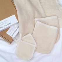 르네트르 자연 삼베 스크럽 미용 타올 3종 샤워타올 때밀이 삼베타월 린넨 자연친화, 02_바디 스크럽 타올