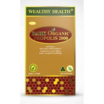 (호주직배) 웰시헬스 다크 프로폴리스 2000 365캡슐 WEALTHY HEALTH Dark Organic Propolis 2000