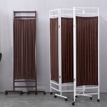 병원용 파티션 가림막 칸막이 이동식 업소용 보건실, 흰색 3칸