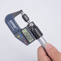 측량 디지털 마이크로 미터 0.001mm 전자 외부 0-25-50-75-100mm 크롬 도금 캘측량 스 게이지 측정 도구 데, 04 75-100 미리메터