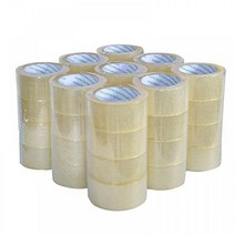 Direct Resources Sealing Clear Packing/Shipping/Box Tape 12 Rolls Carton null, 1