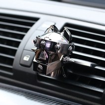 레모토 로보트 태권브이 차량용 방향제 자동차 디퓨저, 크롬실버(유광), 헤븐리오션, 1개