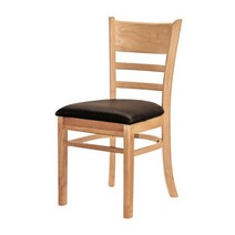 하이파 루버리 원목식탁의자 색상2, 오크