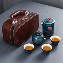 이벤트 문창고궁 거래처 기프트 주 년 경축함 길동무 예 LOGO 부동산 개업 2145763989, 퀄리티 가죽가방 블루 5피스