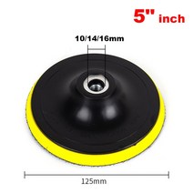 3/4/5/6/7 인치 전기 그라인딩 디스크 트레이 스프로킷 휠 연마 접착 사포 척 흡입 컵, 03 5 Inch_02 M14