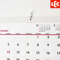 [엘이씨] 벽지핀 2중걸이 후크 1kg [H-717]