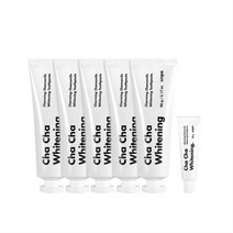 언파 차차치약 화이트 (미백 90g) x5 + 화이트 미니 20g, 2개