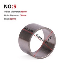 범용 32mm 38mm 45mm 50mm o-ring 오토바이 배기 머플러 파이프 이스케이프 링크 파이프 석면 가스켓 for motocross atv honda, 12번
