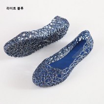 EAGLE PEAK여름 여성화 여성용 펀칭 플랫슈즈
