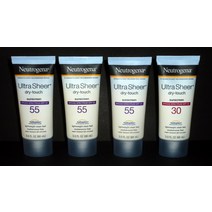 선크림 뉴트로지나 울트라 시어 드라이 터치 선크림 로션 SPF 55 & 30 - 3oz (