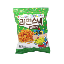 크레용신짱 라면스낵 와사비맛, 40개, 90g