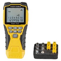Klein Tools 케이블 테스터 VDV501-851 오디오/비디오 네트워크 통신 노란색 검정색-27057, 스타터 킷
