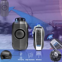 바이크 오토바이 경보기 USB 충전 자전거 경보 보안 홈 시스템 스쿠터 용 좋은 도난 방지 무선, 한개옵션0