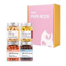 페페로니 진짜 시리즈 4개 SET 연어+소고기+치즈+치즈고구마, 1set