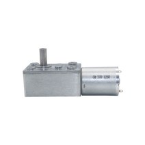 민코타12V 0.6rpm 웜 기어 모터 DC 자동 장비용 고 토크 잠금 장치 JGY370 감속, 22 375PRM_01 6V