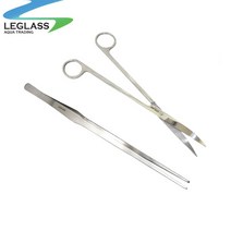리글라스 수초 핀셋+가위 [곡형] 세트