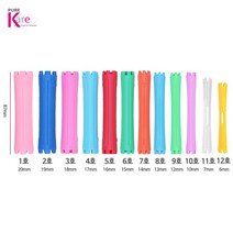 퓨어케어 국산롯드 세라믹 롯드 02호 진성롯드 셀프 파마 미용실 롯드, 1개