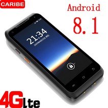 QR 무선 바코드 CARIBE PL-55L 안드로이드 핸드 헬드 PDA 1D /2D 바코드 스캐너 와이파이/4G 창고, 01 1D barcode scanner_02 AU