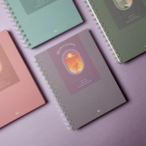 아이비스 A5 스프링 노트 감성 일러스트 노트, 랜덤발송