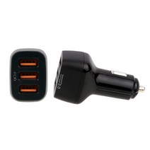 퀄컴 퀵차지3.0 3포트 USB 차량용 고속충전기 1407CHG