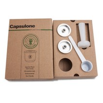 커피필터 핸드드립 여과지Capsulone/illy 커피 머신 메이커에 적합/스테인레스 스틸 금속 리필 가능 재사용, 05 2pod  1PP tamper