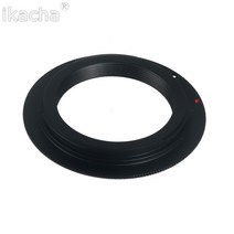 캐논 eos ef 마운트 어댑터 링 반란군 알루미늄 xsi t1i t2i 1d 550d 60d 50d7d 1000d 용 10 pcs m42 나사, 한개옵션0