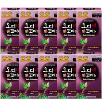 오디코디 오디코디앤 헤어컬러, 흑색, 10박스