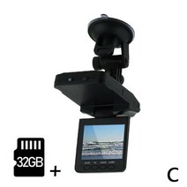 페달 급발진 풋 블랙박스 2023 자동차 부품 대시 댐 카메라 DVR 270 도 회전 캠 LED IR 라이트 도로 비, [03] Recorder and 32g