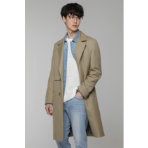 본 본 트윌 히든버튼 반더블 코트 베이지 BN3SHA500BE