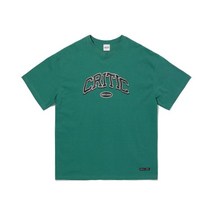 크리틱 멜팅 로고 반팔 티셔츠 Dark 민트