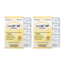 California Gold Nutrition (해외) 캘리포니아 골드 락토비프 1000억 유산균, 30정, 2개