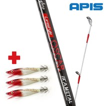 아피스 오스카 이카메탈 +에기3개 오모리그 한치낚시대, B662ML-S