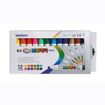 장군사 문교 칼라 보드마카세트, 12색, 3개