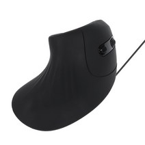 무선 무소음 게이밍 버티컬 마우스 유선 수직 인체 공학적 2.4GHZ 6 버튼 충전식 광학 USB 게임 노트북 데스크탑 PC 게이머, Wired Style