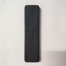 샤오미 4 tv용 실리콘 음성 버튼 원격 제어 커버 케이스 셋톱박스 시리즈용 방진 보호 1 개입, 1 버튼 블랙