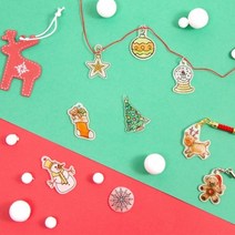 마술종이 크리스마스 슈링클 만들기재료 악세사리 공예 열쇠고리, 곰인형