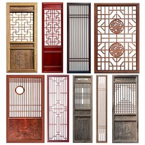전통문 한옥문 옛날 한옥문짝 팔각문 클래식 상하, 높이200x50cm