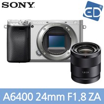 소니정품 A6400 + 렌즈 / 미러리스카메라 /ED, 08 소니A6400실버+24mm F1.8