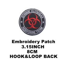 저스트씨 우산 공사 매직 스티커 PVC 접착 배지 가슴 스트립 암밴드 전술 패치 너구리 로고 회사 바이오해저드, [40] V41, 1개