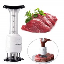 민찌기 소세지 전문가용 고기 텐더라이저 및 소스 스테이크 쇠고기 스틸, 1.1 PC