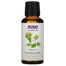 Now Foods Essential Oils 100 퓨어 마조람 오일 1 fl oz (30 ml), 30ml